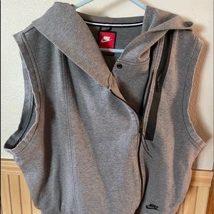 Heavy Nike hooded vest.